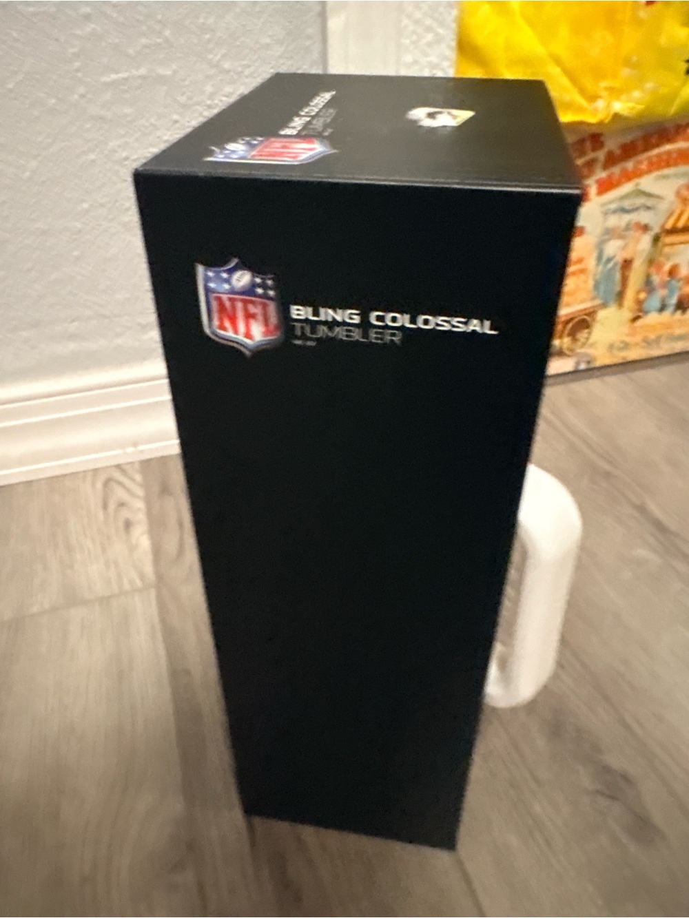 NFL Buffalo Bills Rhinestone Tumbler - White, Red, Blue - Picture 4 of 4